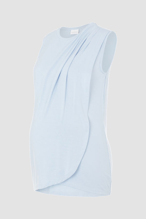 Mamalicious Top sin mangas doble funci&oacute;n azul