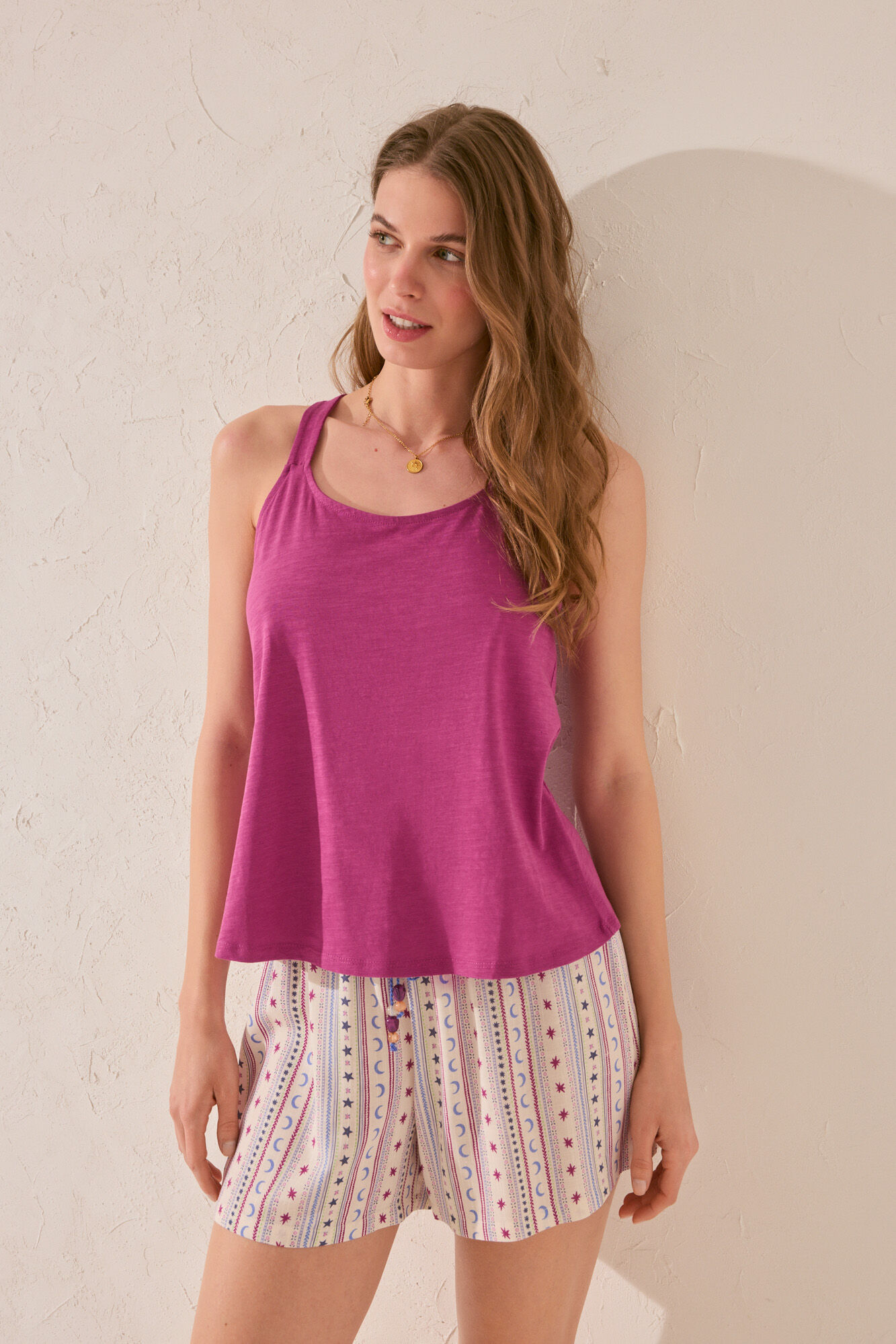 Women'secret Pantal&oacute;n corto estampado multicolor