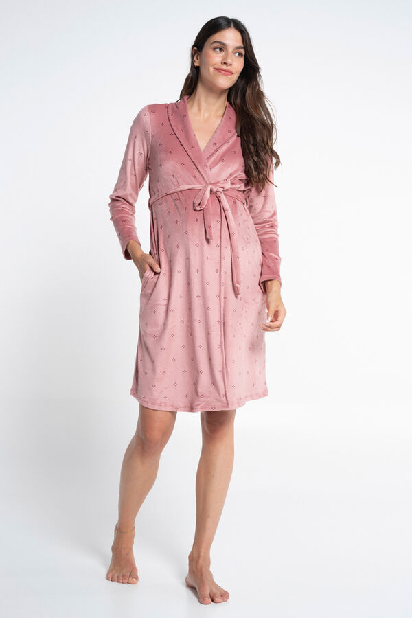 Ohma! Robe tondosa estampado rosa