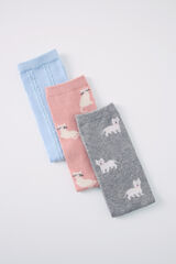 Women'secret Pack 3 calcetines altos animales estampado