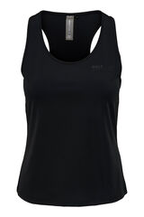 Only Play Top deportivo sin mangas negro