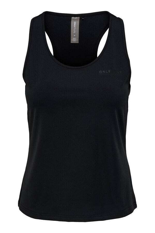 Only Play Top deportivo sin mangas negro