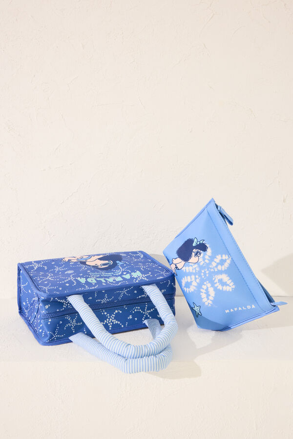 Women'secret Bolso grande Mafalda azul azul