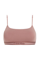 Calvin Klein bralette com logo CK rosa