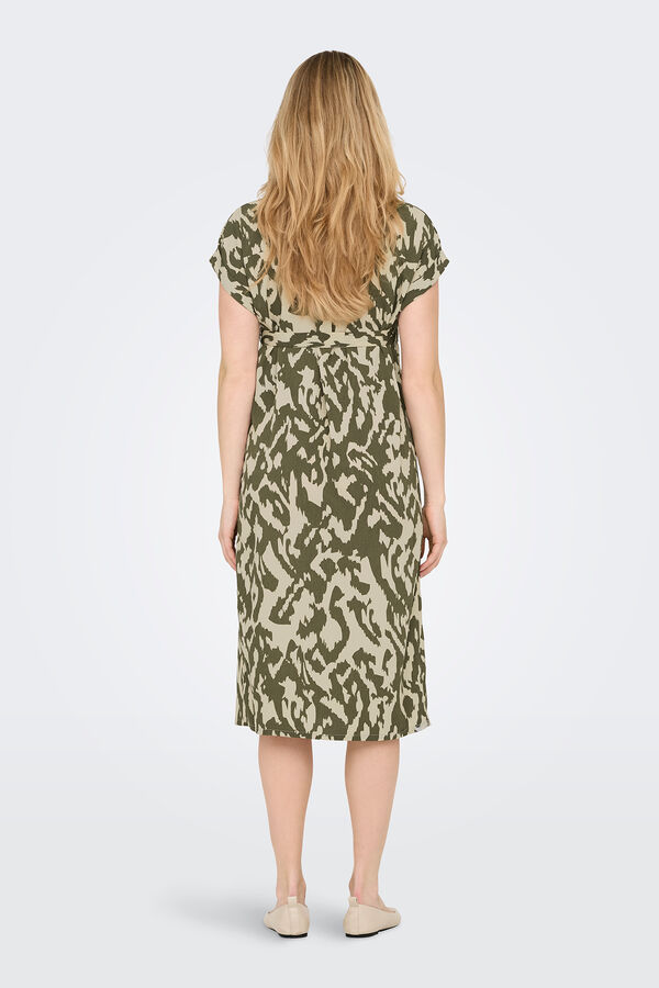 Only Maternity Vestido camiseiro maternity cinzento
