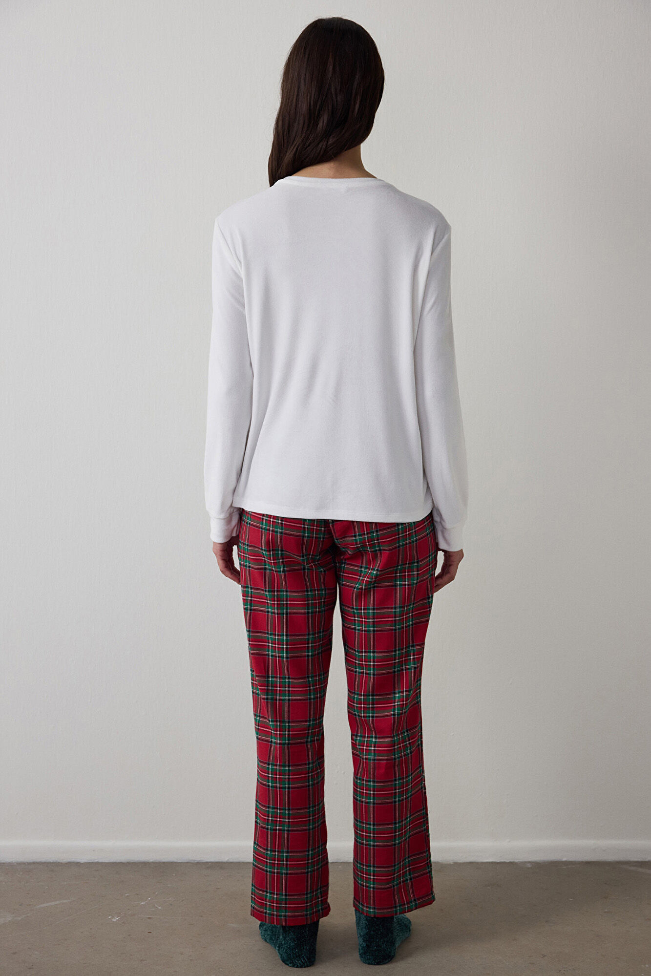 Penti Conjunto de pijama largo pantal&oacute;n cuadros