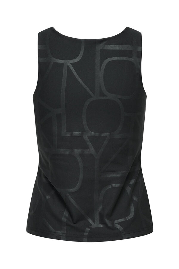 Only Play Camiseta t&eacute;cnica de tirantes reversible negro