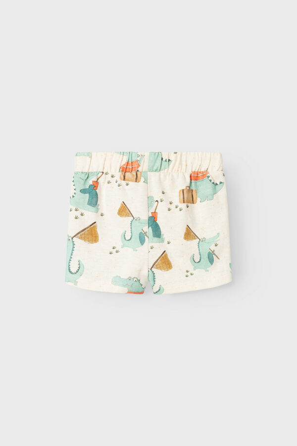 Name it Pantal&oacute;n corto con divertido estampado blanco