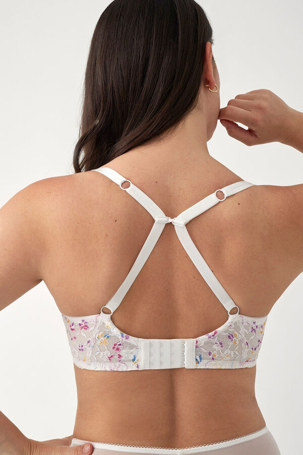 Promise Sutiã com bojo e aro branco