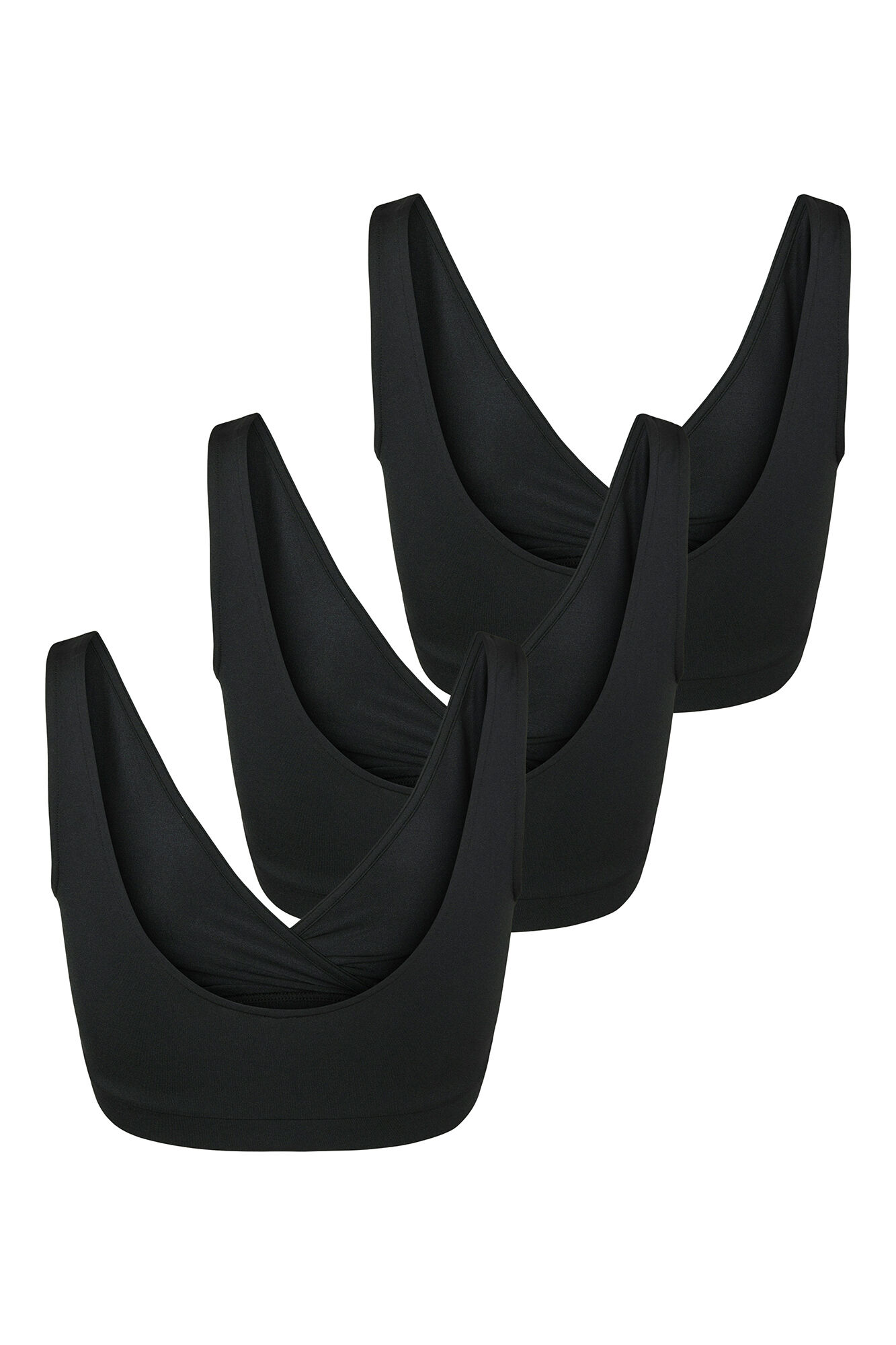 Mamalicious Pacote de 3 suti&atilde;s esportivos para amamenta&ccedil;&atilde;o de maternity