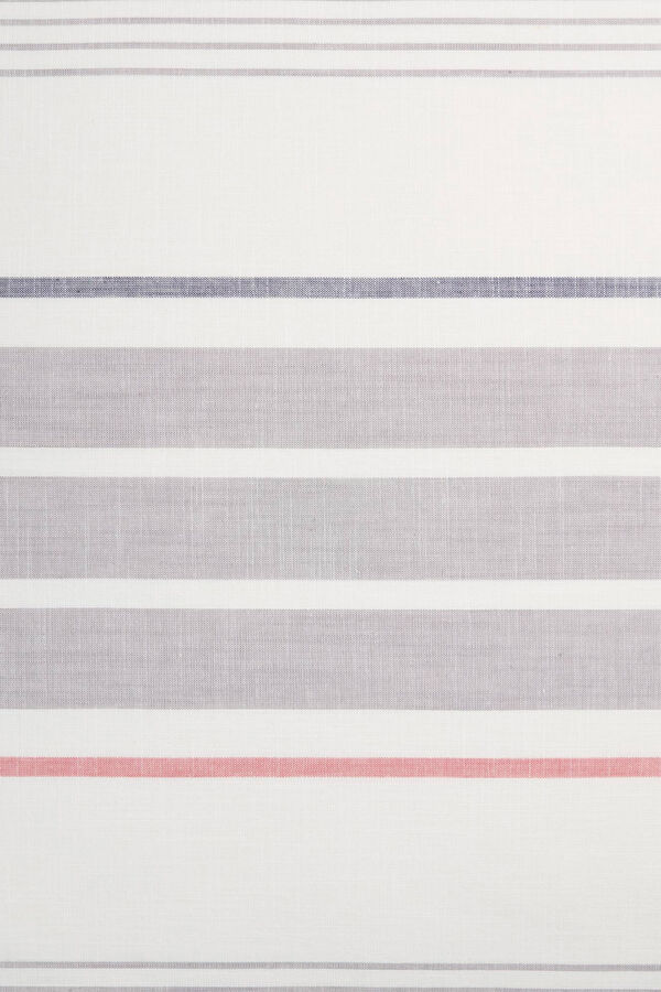 Textura Funda coj&iacute;n algod&oacute;n rayas gris