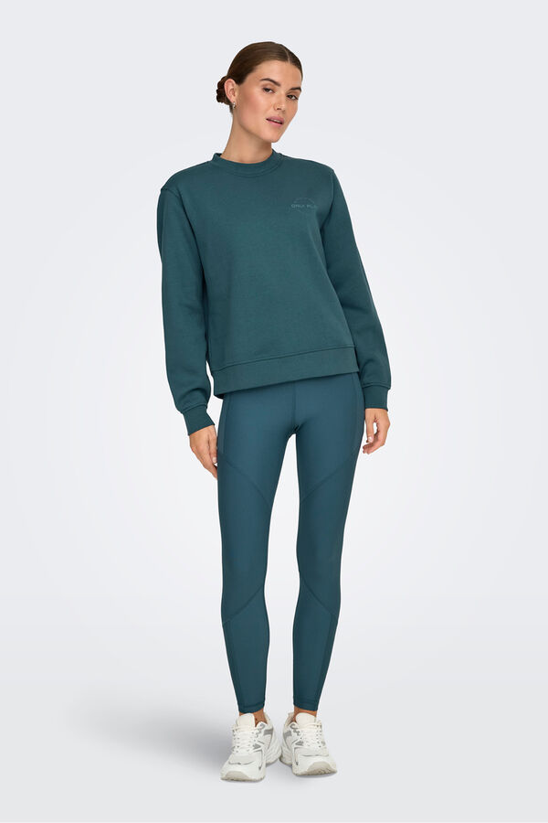 Only Play Sweatshirt com capuz azul