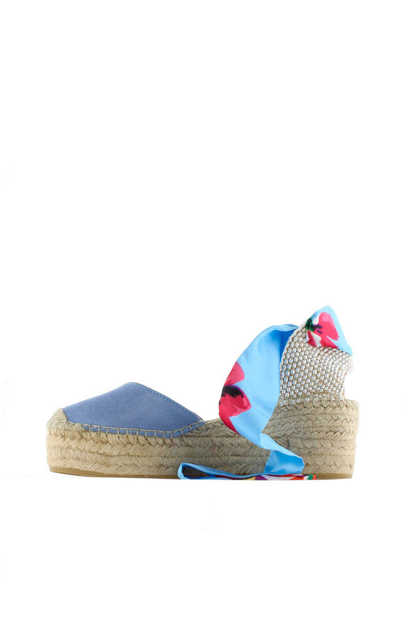 Vidorreta Alpargata cu&ntilde;a de yute azul