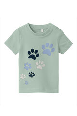Name it T-shirt beb&eacute; menino com desenho verde