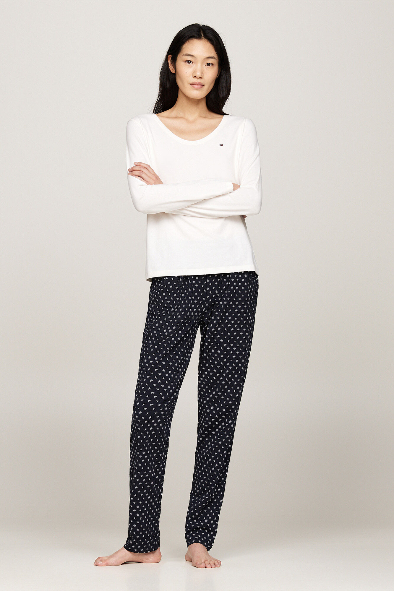 Tommy Jeans Conjunto de pijama de manga larga