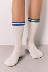 Women'secret Pack 3 calcetines largos canal&eacute; blanco blanco