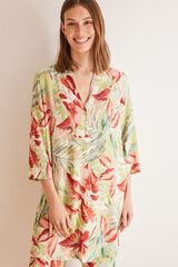Women'secret Camisola playa estampado tropical estampado