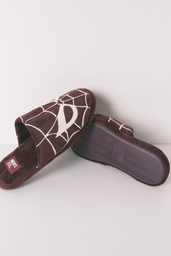 Women'secret Chinelos de quarto masculinos do Homem-Aranha vermelho