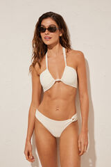 Women'secret Cueca biqu&iacute;ni cl&aacute;ssica marfim bege