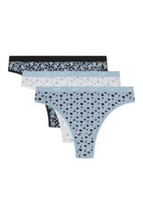 DIM Pack 3 tangas estampado