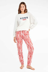 Gisela Conjunto pijama The Beatles punto interlock beige
