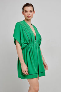 Gisela Caftan curto verde