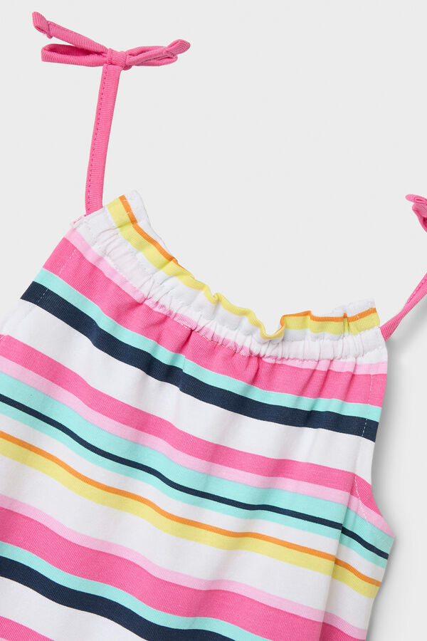 Name it Vestido estampado blanco