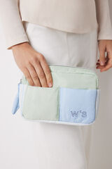 Women'secret Neceser mediano nylon estampado rayas estampado