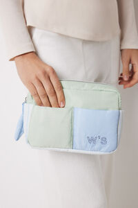 Women'secret Neceser mediano nylon estampado rayas