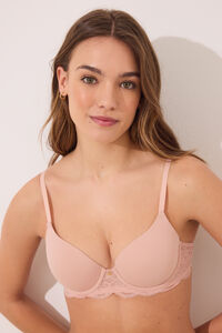 Women'secret BEAUTIFUL Soutien Clássico Rosa com Enchimento