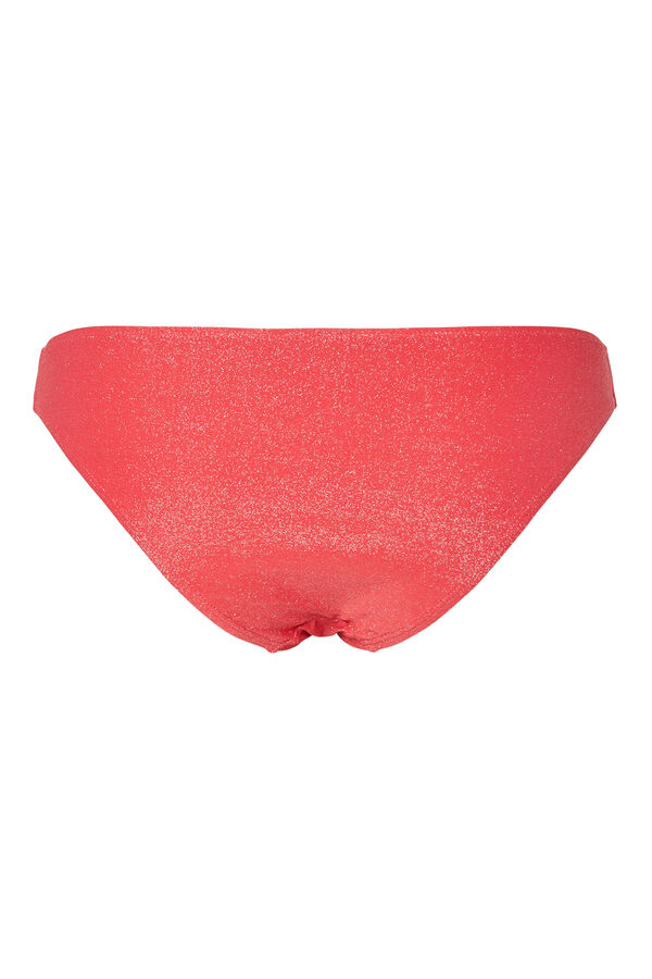 Pieces Calcinha de biqu&iacute;ni lurex rosa