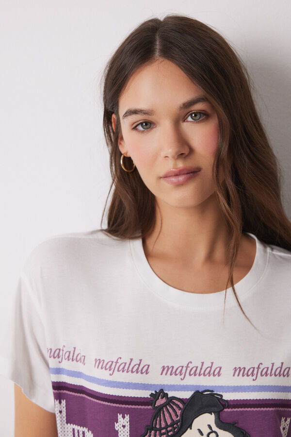 Women'secret Pijama 100% algod&oacute;n Mafalda estampado