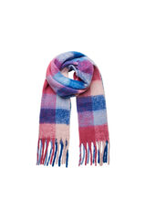 Pieces Bufanda de cuadros azul