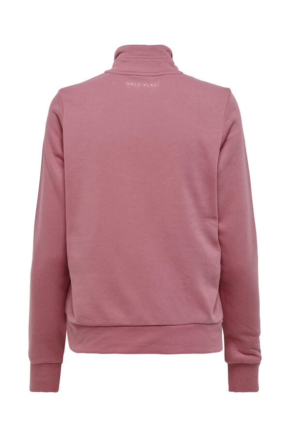 Only Play Sweatshirt gola alta rosa