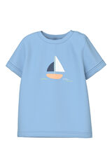 Name it T-shirt de manga curta de beb&eacute; azul