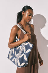 Women'secret Bolso grande algod&oacute;n estampado &eacute;tnico estampado