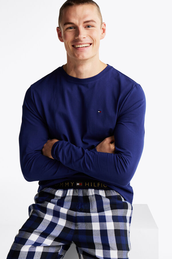 Tommy Jeans Pack de pijama de manga larga y zapatillas estampado