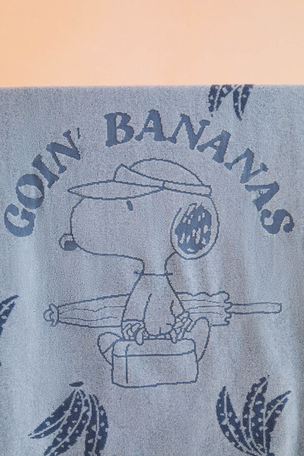 Women'secret Toalla playa 100% algod&oacute;n Snoopy estampado