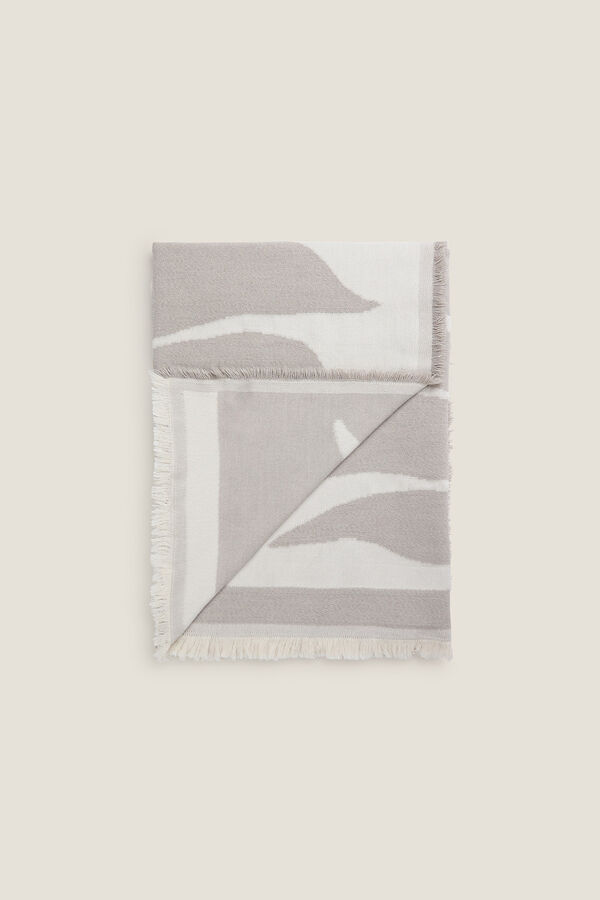 Textura Manta de mistura de Manta com desenho cinzento