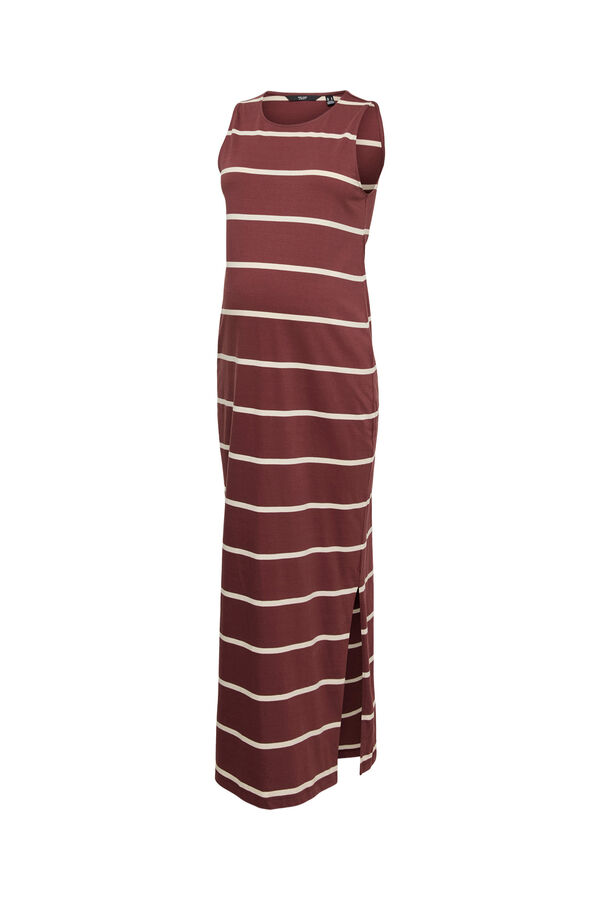 Mamalicious Vestid midi maternity marr&oacute;n