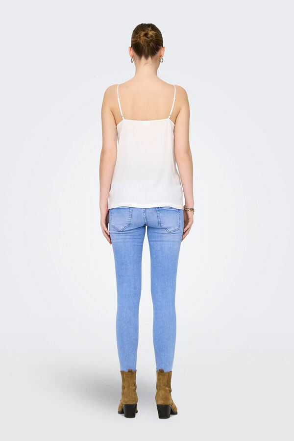 Only Maternity Top alças maternity branco