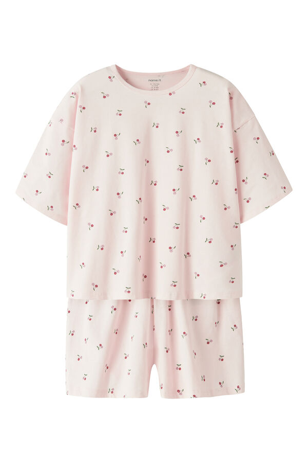 Name it Pijama curto de menina rosa