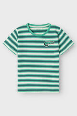 Name it Camiseta ni&ntilde;o con detalle cocodrilo verde