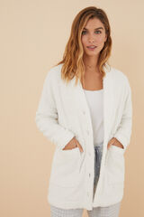 Women'secret Chaqueta pelo l&uacute;rex marfil