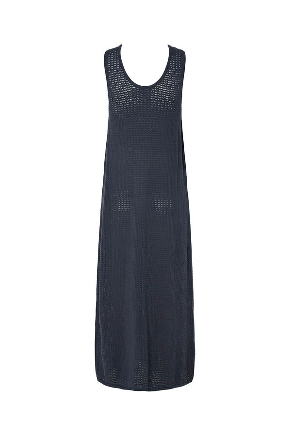 Pieces Vestido largo azul