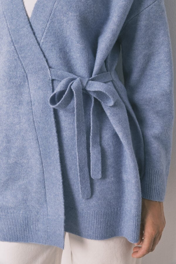 Women'secret C&aacute;rdigan midi punto tricot azul azul