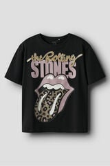 Name it Camiseta de Rolling Stone de ni&ntilde;a negro