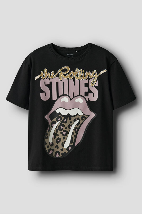 Name it Camiseta de Rolling Stone de ni&ntilde;a negro