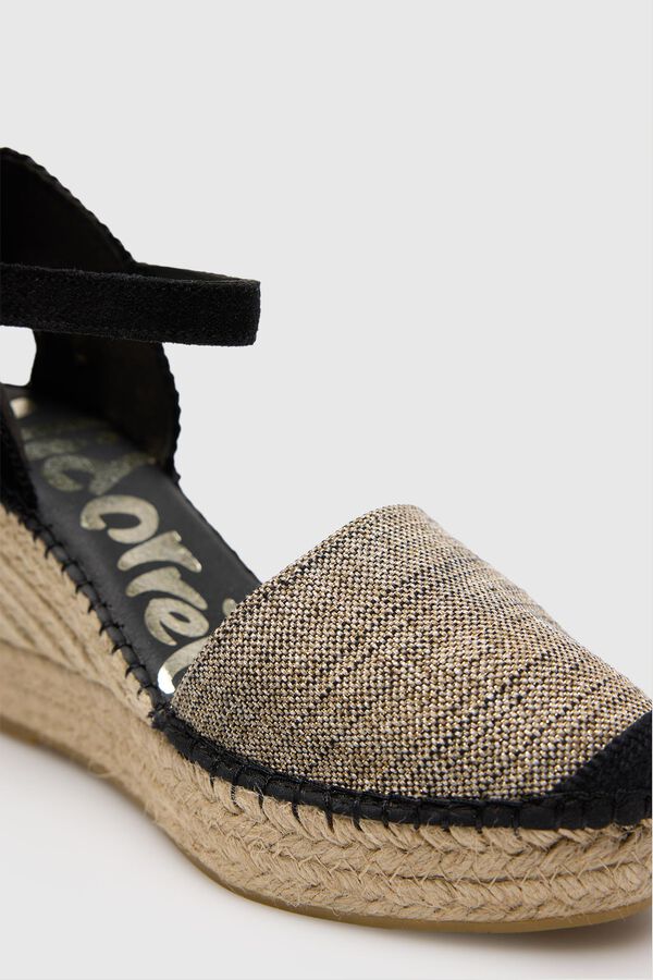 Vidorreta Alpargata cu&ntilde;a de yute negro