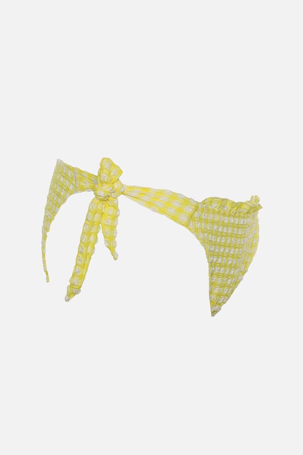 Trendyol Cueca de biqu&iacute;ni cl&aacute;ssica vichy estampado